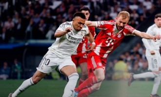 皇马再陷入四大皆空泥沼：欧冠不敌拜仁翻盘难，西甲被巴萨压制