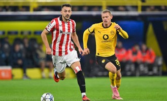 欧冠：多特蒙德4-1力克西甲劲旅毕尔巴鄂竞技，吉拉西传射萨比策助攻