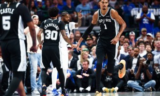 文班亚马40+15状元弗拉格10+10 马刺狂胜独行侠