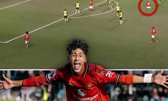 曼联小梅西洗脱冤屈后首发破门，晋级8强！卡里克驱车260公里观战